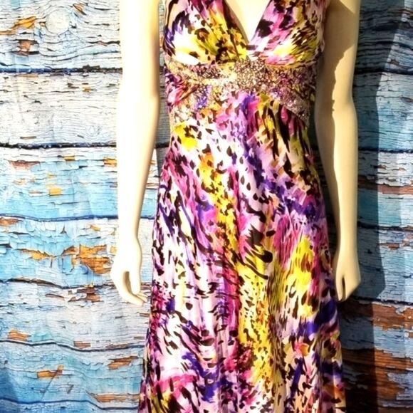 Masquarade Beaded Prom Gown - Picture 1 of 8